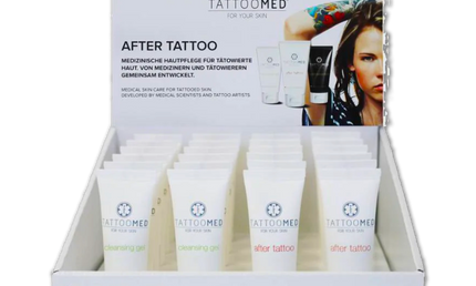 TattooMed® After Tattoo / Cleansing Gel - 25ml Mix (2x 12Stk. im Tischaufsteller)
