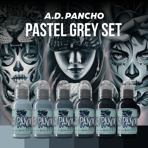 A.D. PANCHO - PASTEL GREY SET